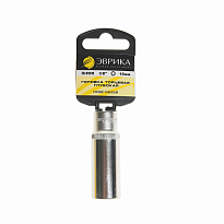 Головка торцевая глубокая 15мм 3/8"DR 6-гранная (держатель) ЭВРИКА 29221